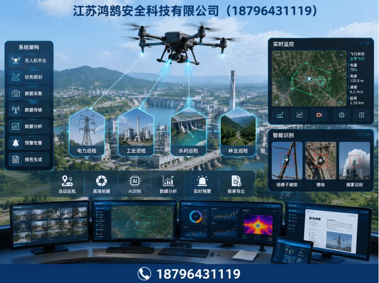 黄石无人机巡检系统展示图